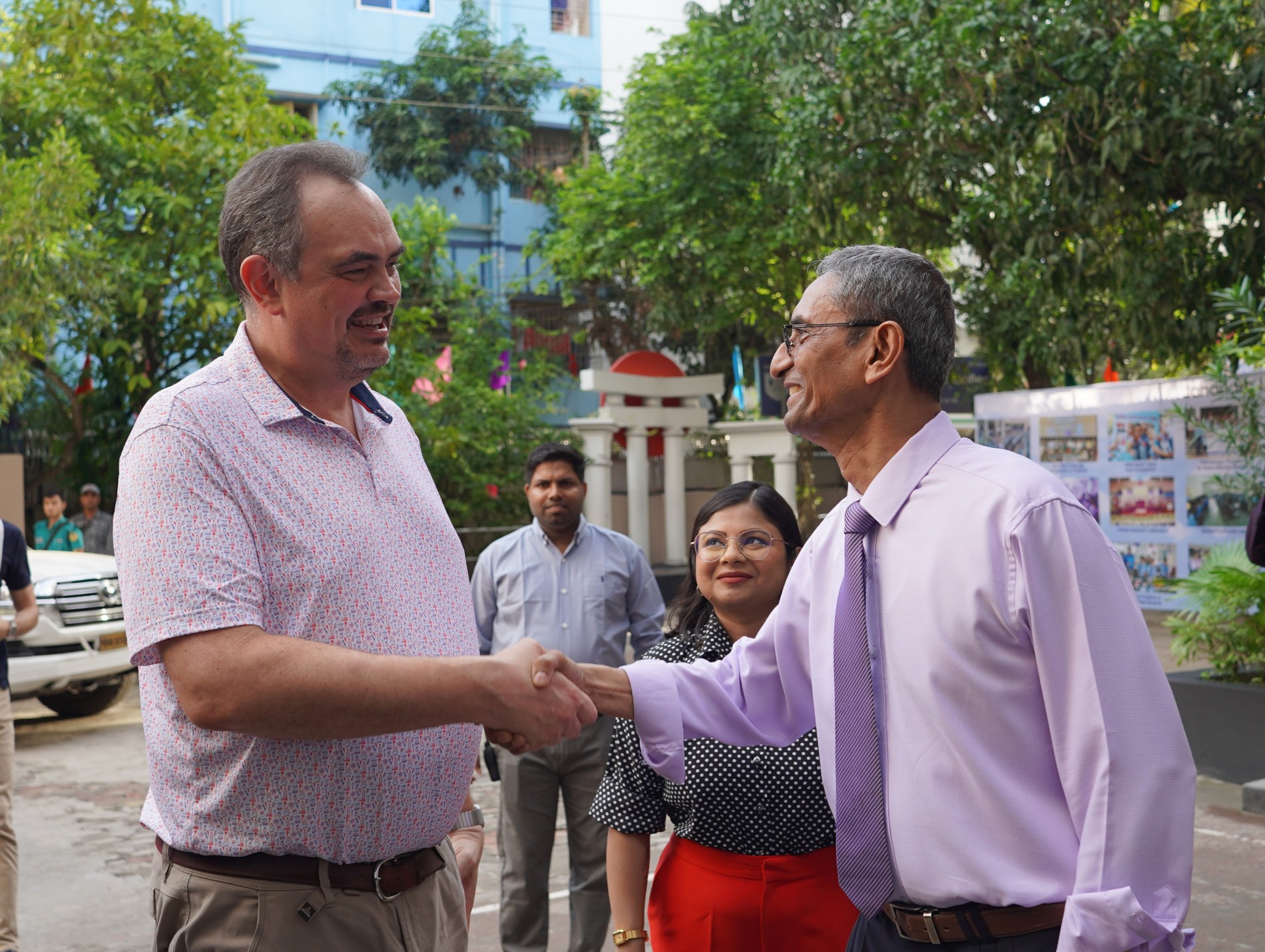 U.S. Ambassador Brent T. Christensen Visits Jahanara Israil School & College in Barishal